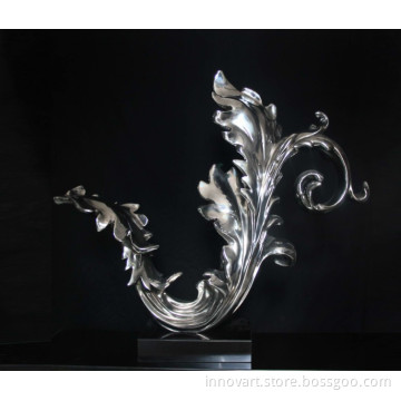 high glossing plated sculpture,electroplated sculpture in resin